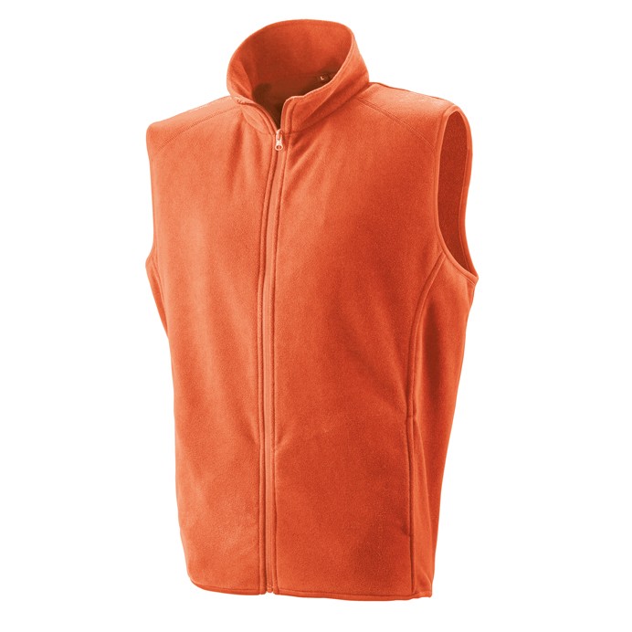 Result R116X Core Microfleece Gilet Orange Front