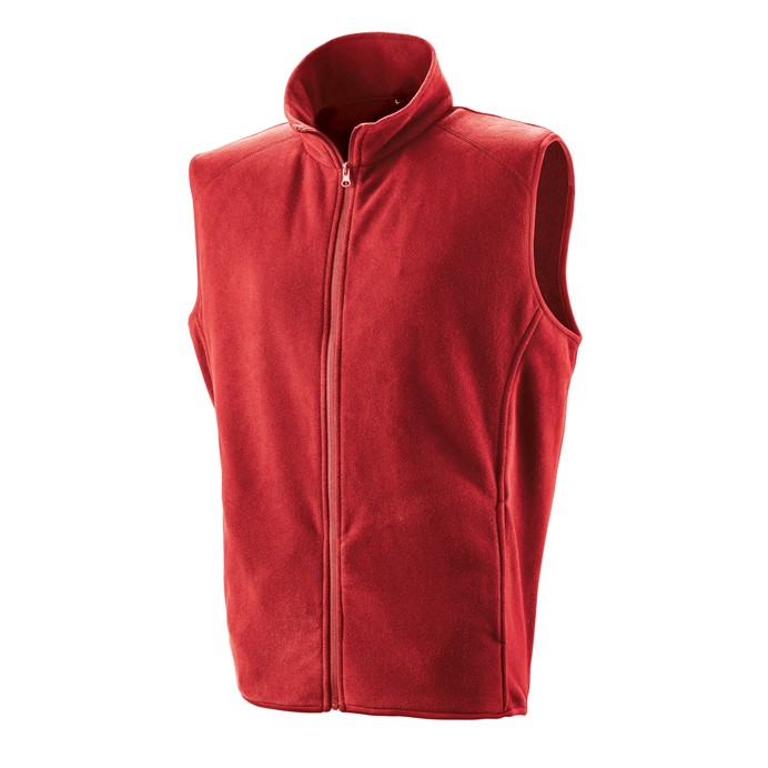 Result R116X Core Microfleece Gilet Red Front