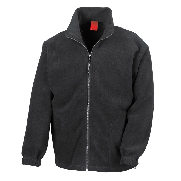 R036X Result Polartherm Fleece Jacket Black Front