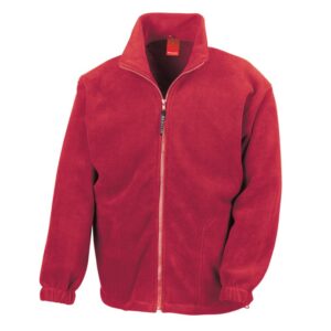 R036X Result Polartherm Fleece Jacket Red Front