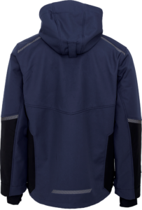 ELKA 116503 Working Xtreme Recycled Softshell jacket - Navy - Rear