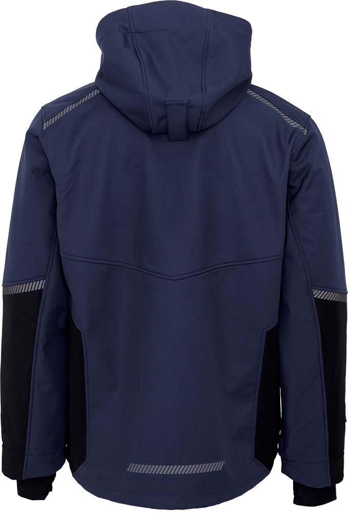 ELKA 116503 Working Xtreme Recycled Softshell jacket - Navy - Rear