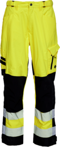 ELKA 182403R Visible Xtreme Recycled Waist Trousers - Hi Vis Yellow