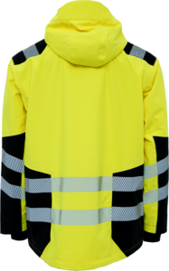 ELKA 186003R Visible Xtreme Recycled Jacket - Hi Vis Yellow - Rear