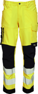 ELKA 282404R Visible Xtreme Recycled Waist Trousers - Hi Vis Yellow