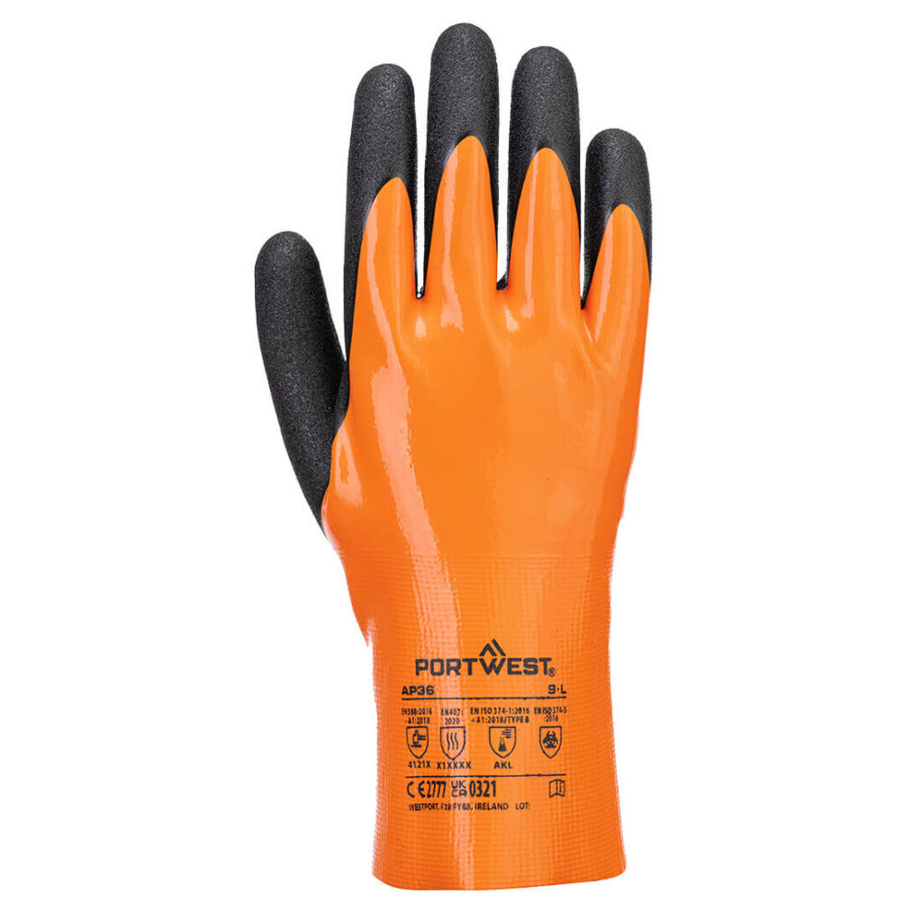 Portwest AP36 Grip 15 Nitrile Gauntlet - Chemical Resistant