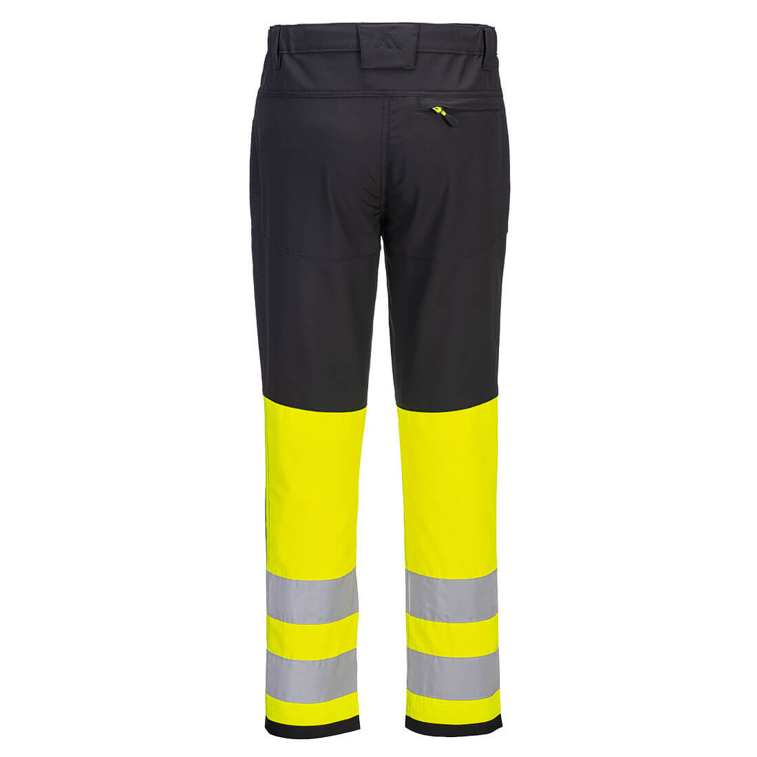 Portwest CD888 WX2 Eco Hi-Vis Class 1 Service Trousers - Yellow/Black - Rear