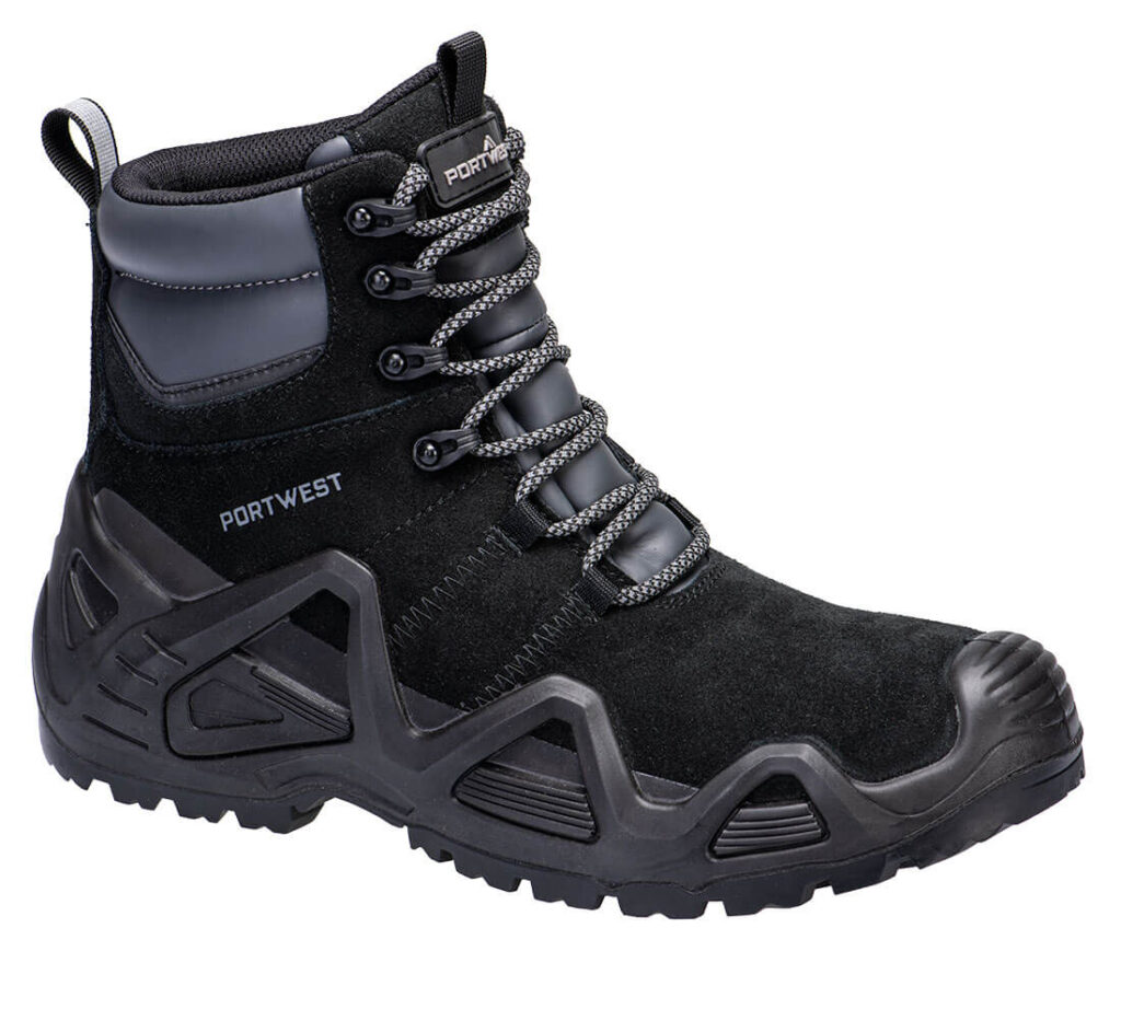 Portwest FV01 Rafter Composite Boot S7S SR - Black - High Ankle Black Safety Boots