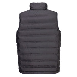 Portwest KX374 KX3 Ultrasonic Bodywarmer - Black - Black Padded Workwear Bodywarmer - Rear