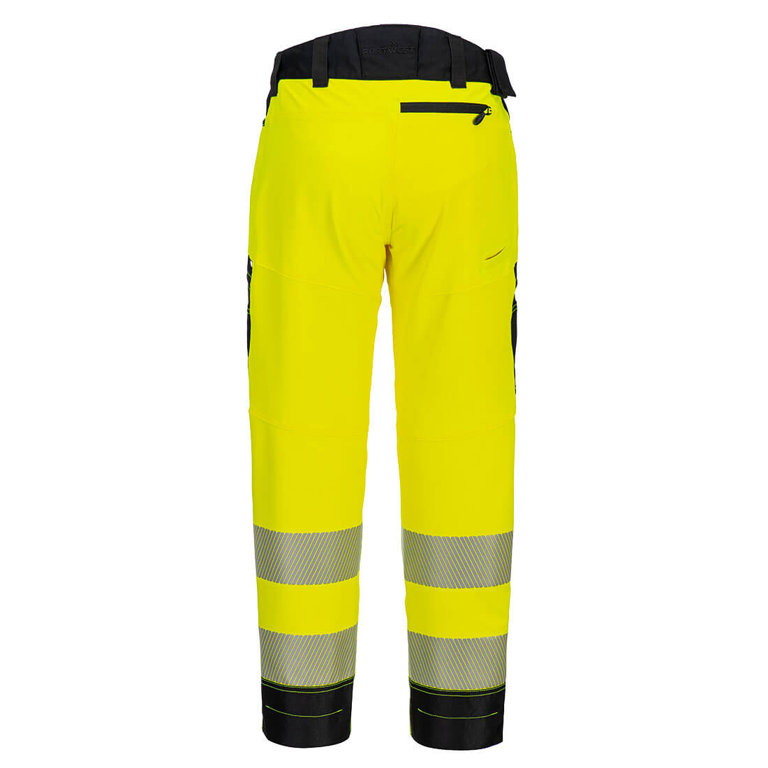 Portwest DX453 DX4 Hi-Vis Service Trousers - Yellow Rear
