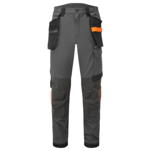 Portwest EV440 EV4 Stretch Holster Trousers - Grey - Front