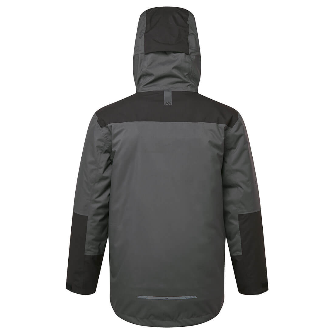 Portwest EV461 EV4 Winter Parka - Grey with Orange Hood inside - Rear
