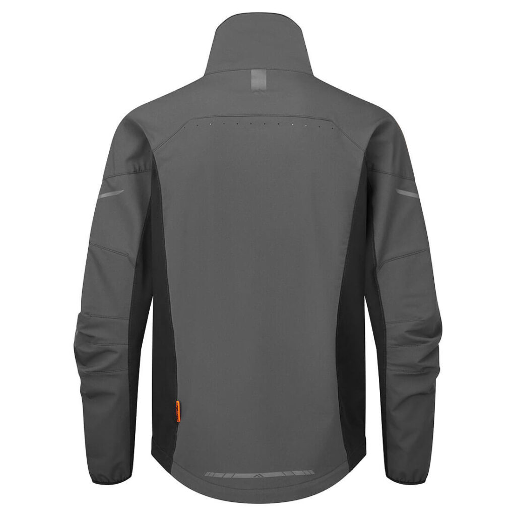 Portwest EV475 EV4 Stretch Work Jacket - Grey - Rear