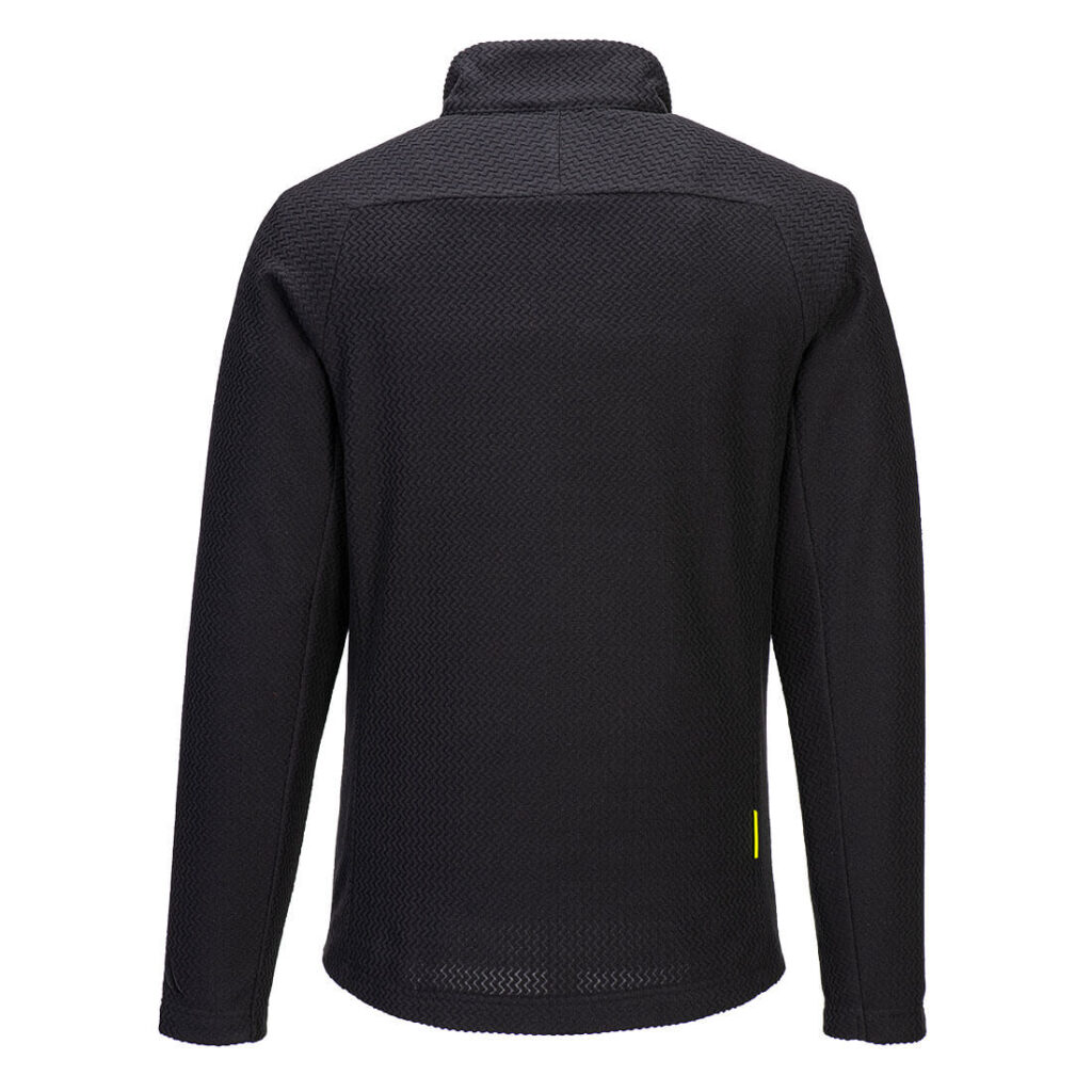 Portwest EV480 EV4 Textured Fleece - Black - Rear