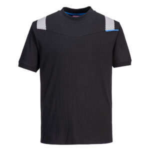 Portwest FR712 WX3 Flame Resistant T-Shirt - Black Front