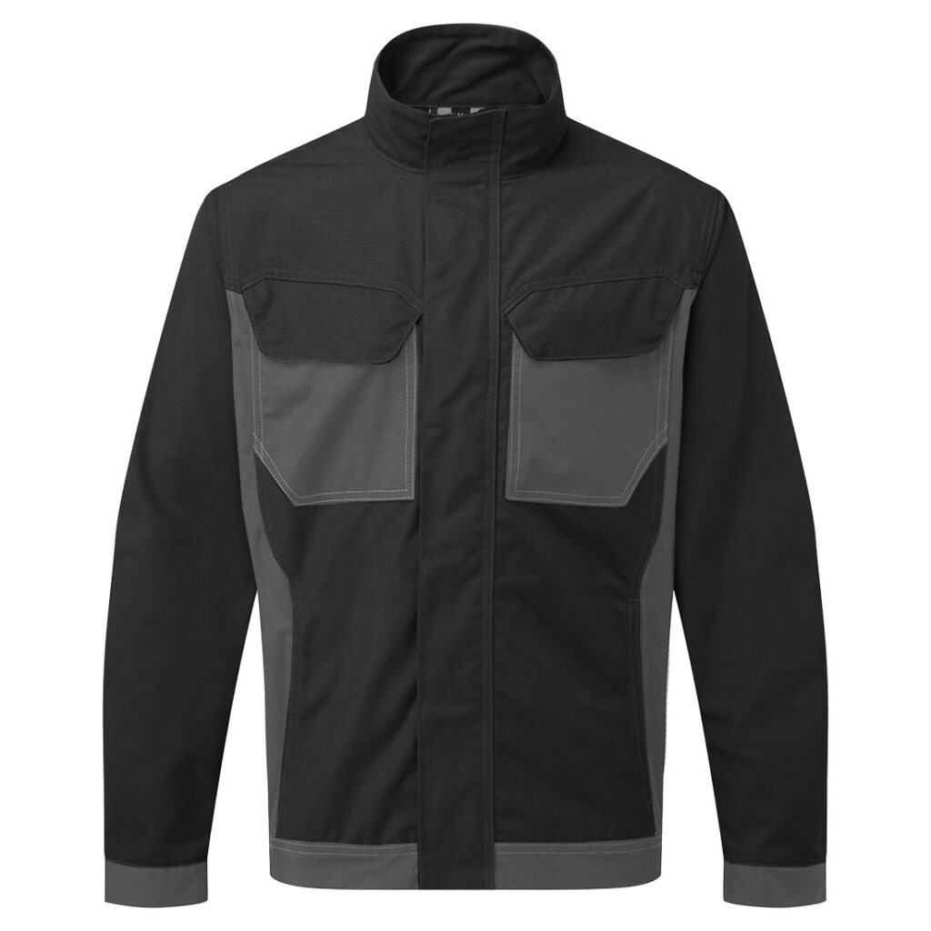 Portwest T745 WX3 Industrial Wash Jacket - Black Front