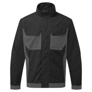 Portwest T745 WX3 Industrial Wash Jacket - Black Front