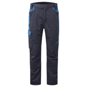 Portwest T747 WX3 Industrial Wash Trousers - Navy Front