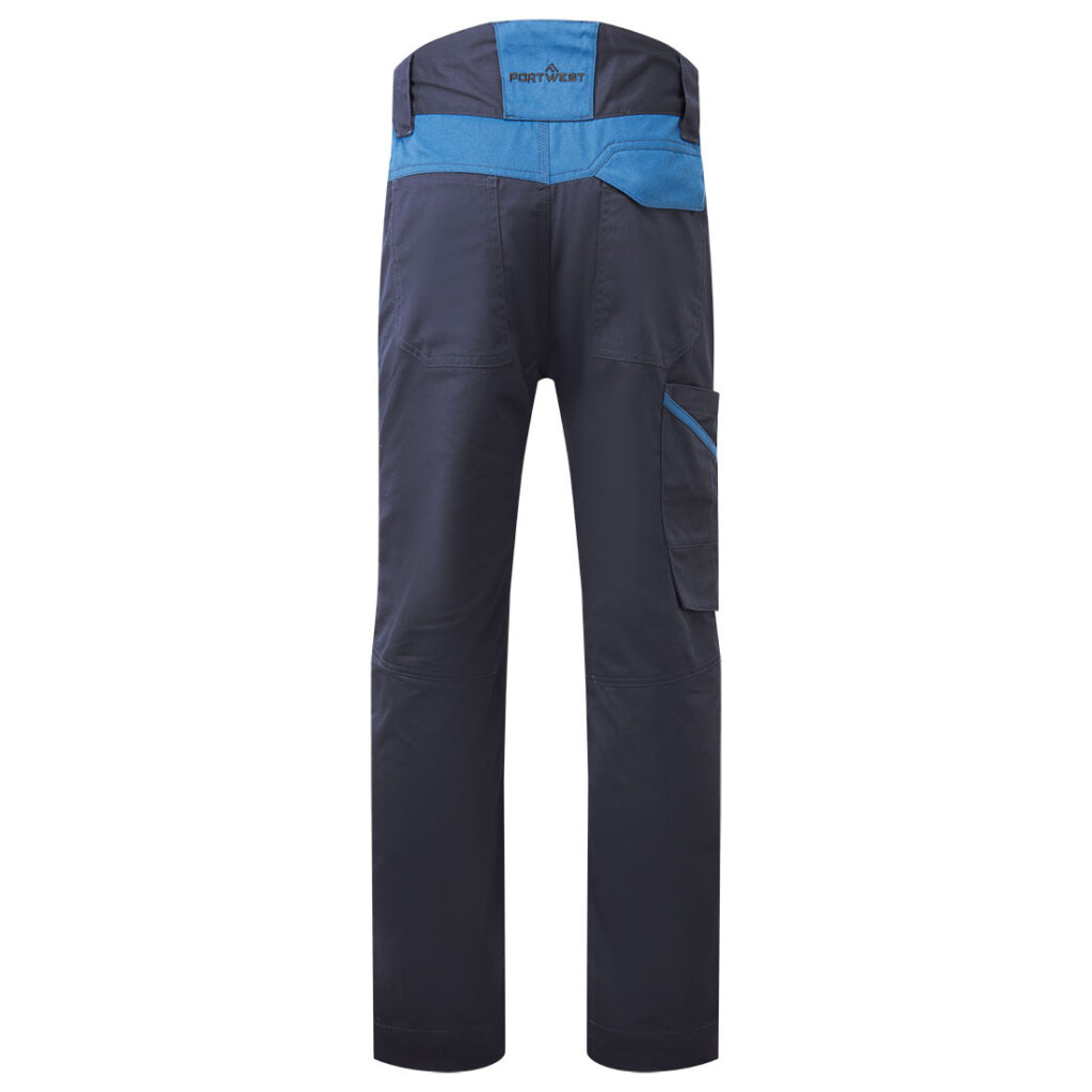Portwest T747 WX3 Industrial Wash Trousers - Navy Rear