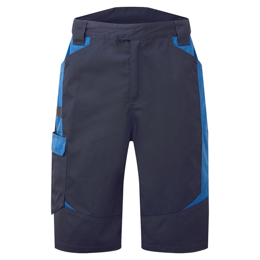 Portwest T748 WX3 Industrial Wash Shorts - Navy Front