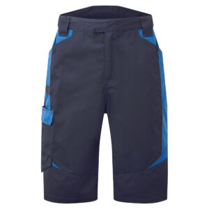Portwest T748 WX3 Industrial Wash Shorts - Navy Front