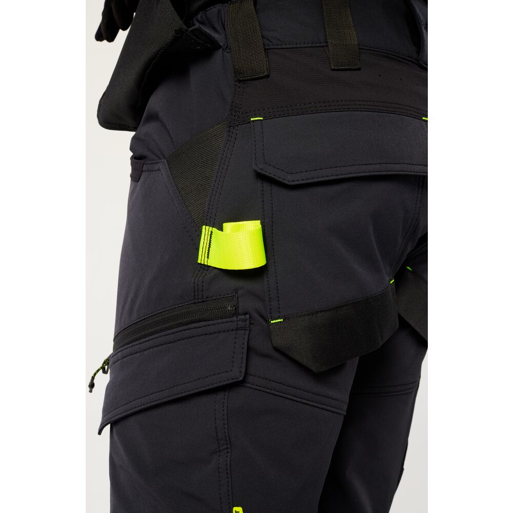 Portwest EV440 EV4 Stretch Holster Trousers - Black - Rear Close Up