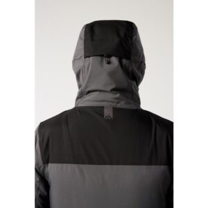 Portwest EV461 EV4 Winter Parka - Grey/Black - Rear Hood Up