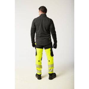 Portwest EV475 EV4 Stretch Work Jacket - Black - Rear Model