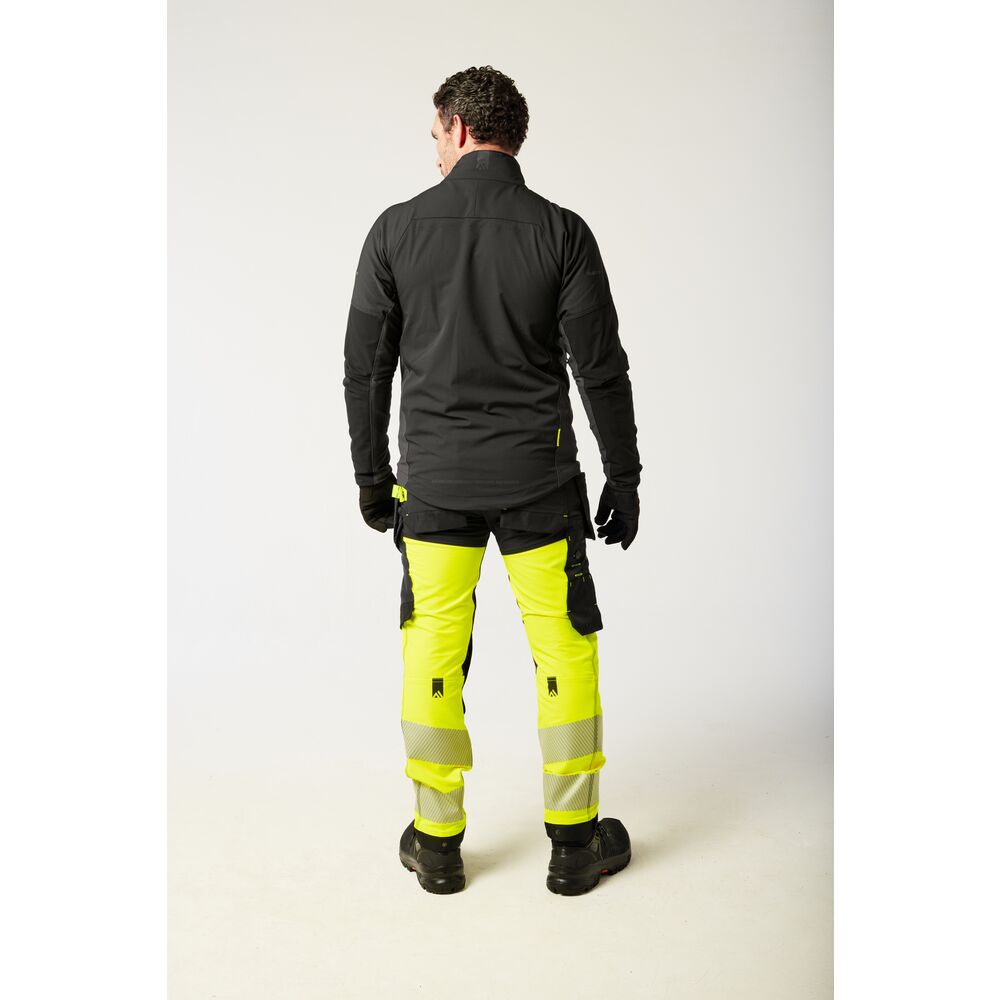 Portwest EV475 EV4 Stretch Work Jacket - Black - Rear Model