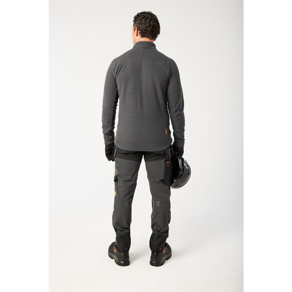 Portwest EV480 EV4 Textured Fleece - Grey - Model Rear