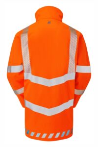 PULSAR EVO250 EVOLUTION Hi Vis Orange Storm Coat Rear