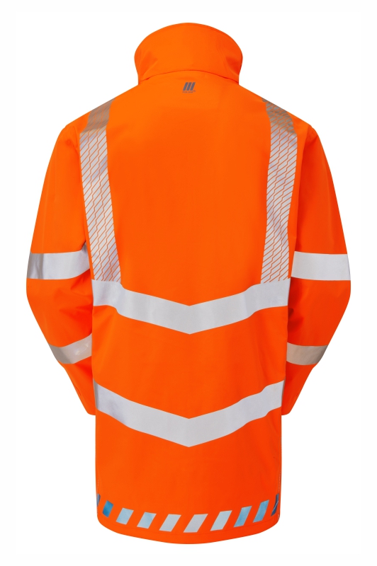 PULSAR EVO250 EVOLUTION Hi Vis Orange Storm Coat Rear