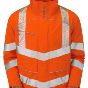 PULSAR EVO253 EVOLUTION Hi Vis Orange Bomber Jacket Front