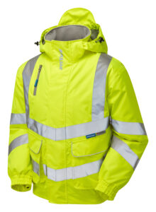 Pulsar P191 Hi Vis Yellow Waterproof Coat - Front
