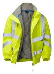 Pulsar P191 Hi Vis Yellow Waterproof Coat - Inside