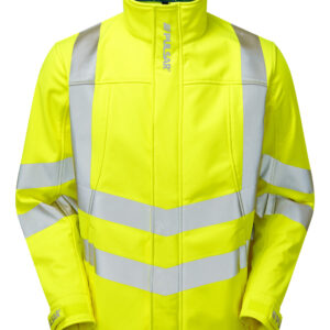 PULSAR® HV Yellow Interactive Softshell Jacket - Front