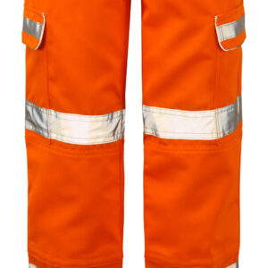 Pulsar PR336 Hi Vis Orange Combat Trousers - Front