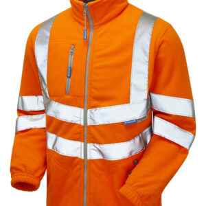 PULSAR HV Orange Interactive Fleece Jacket - Front Angle