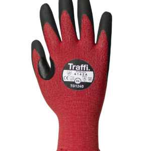 Traffi TG1240 MICRODEX LXT NITRILE Cut Level A Safety Glove