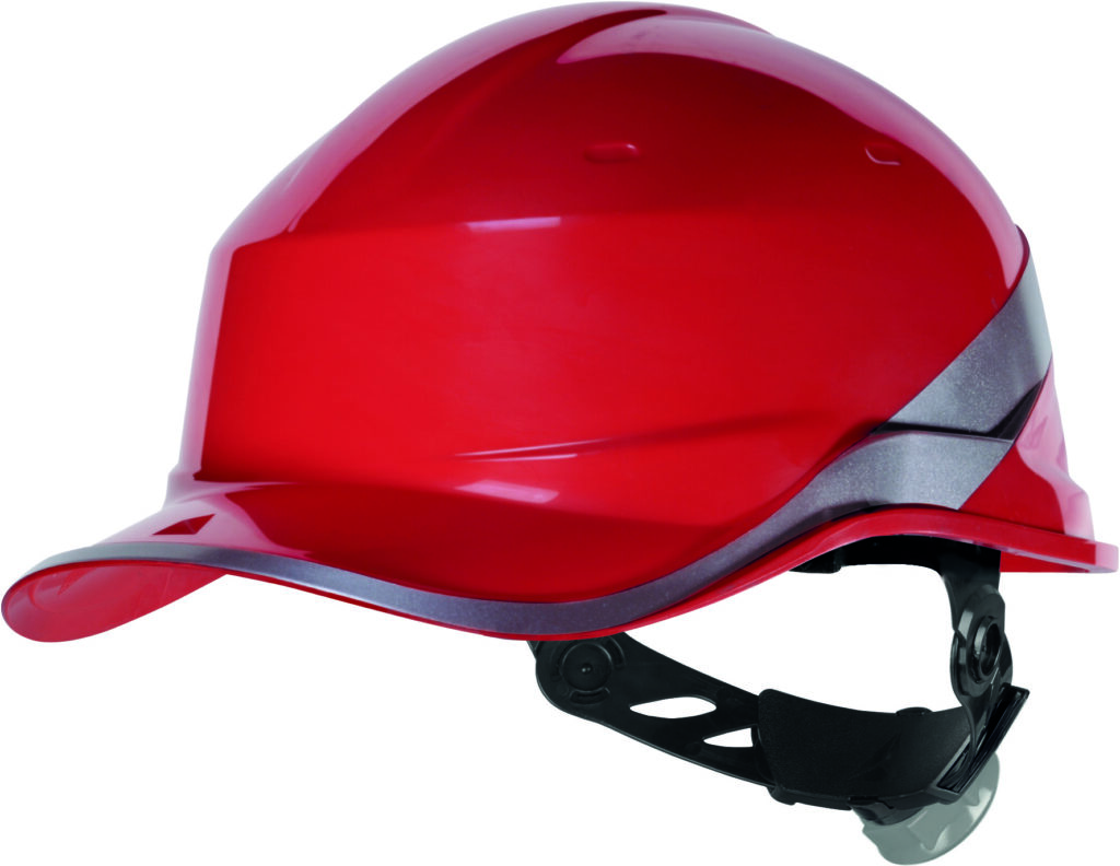 Delta Plus Diamond V Safety Helmet Red