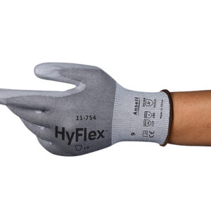 Ansell HyFlex 11-754 Cut Resistant Polyurethane Safety Gloves - Pack of 12