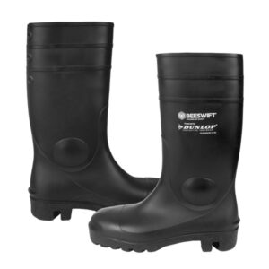 Dunlop Aston Full Safety Wellingtons - Black - Pair 2