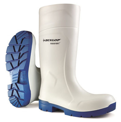 Dunlop PUROFORT MULTIGRIP Full Safety Wellingtons - White