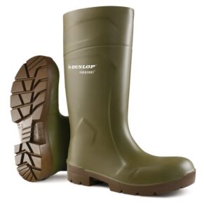 Dunlop PUROFORT MULTIGRIP Full Safety Wellingtons - Green