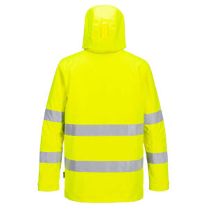 Portwest PW265 PW2 Hi-Vis Rain Jacket - Yellow - Rear
