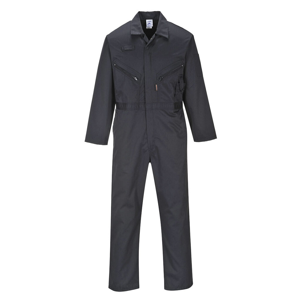 Portwest C813 Liverpool Zip Coverall - Black
