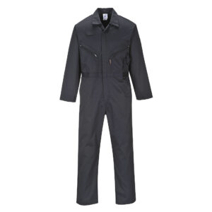 Portwest C813 Liverpool Zip Coverall - Black
