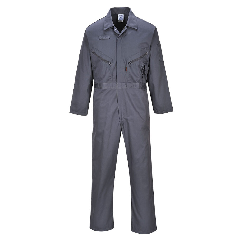 Portwest C813 Liverpool Zip Coverall - Grey