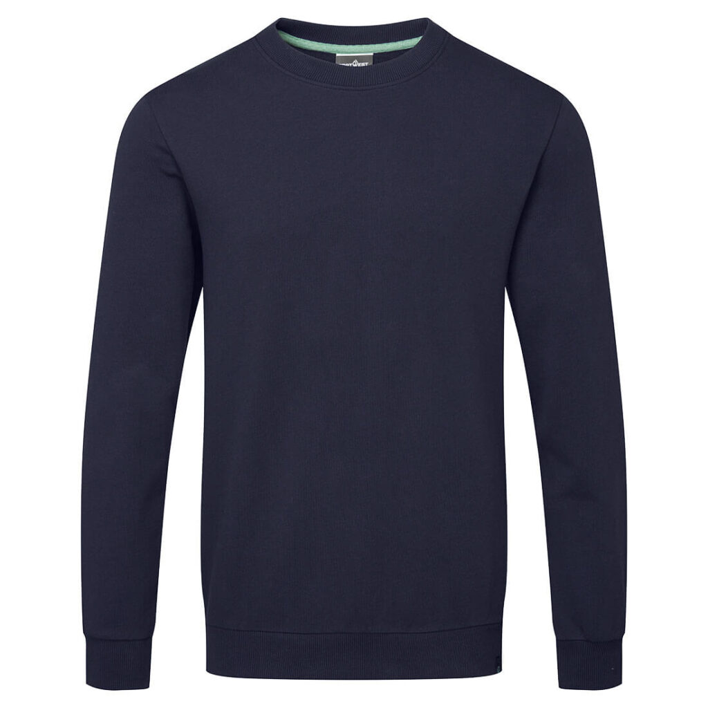 Portwest EC300 Organic Cotton Recyclable Sweatshirt - Navy
