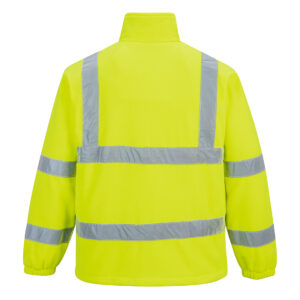 Portwest F300 Hi Vis Fleece - Yellow - Rear